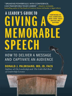 A Leader's Guide to Giving a Memorable Speech
