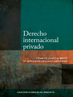 Derecho internacional privado