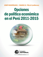 Opciones de política económica en el Perú 2011-2015