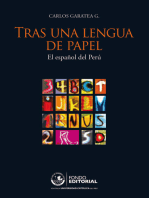 Tras una lengua de papel: El español del Perú