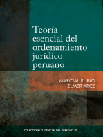 Teoría esencial del ordenamiento jurídico peruano