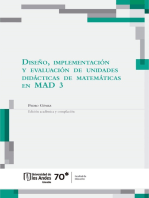 Diseño, implementación y evaluación de unidades didácticas de matemáticas en MAD 3