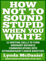 How Not to Sound Stupid When You Write