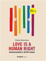 Love is a human right: Omosessualità e diritti umani