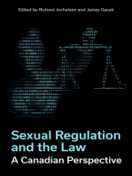 Sexual Regulation and the Law, A Canadian Perspective