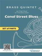 Canal street blues - brass quintet - set of PARTS