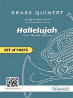 Brass Quintet "Hallelujah" by Handel - set of parts