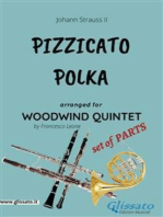 Pizzicato polka - Woodwind Quintet set of PARTS