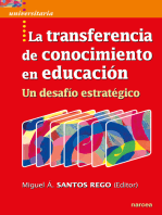 La transferencia de conocimiento en educación: Un desafío estratégico