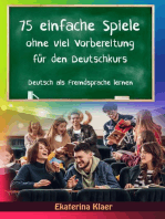 75 einfache Spiele ohne viel Vorbereitung für den Deutschkurs: Deutsch als Fremdsprache, #1