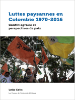 Luttes paysannes en Colombie 1970-2016: Conflit agraire et perspectives de paix