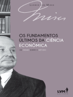 Os fundamentos últimos da ciência econômica: Um ensaio sobre o método