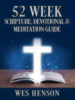 52 Week Scripture, Devotional & Meditation Guide