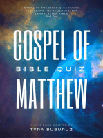 Gospel of Matthew Bible Quiz