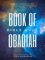 Book of Obadiah Bible Quiz: Books of the Bible Quiz Series, #4