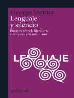 Lenguaje y silencio: Ensayos sobre la literatura, el lenguaje y lo inhumano