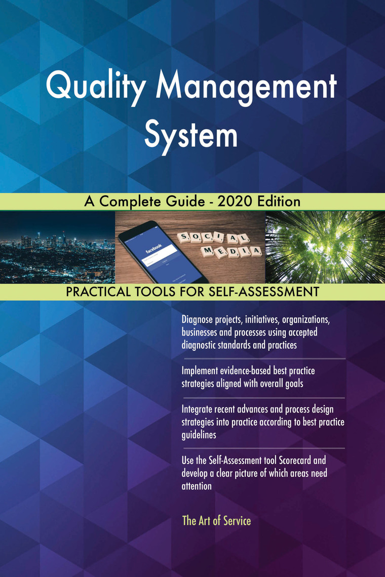 Quality Management System A Complete Guide - 2020 Edition by Gerardus ...