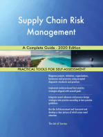Supply Chain Risk Management A Complete Guide - 2020 Edition