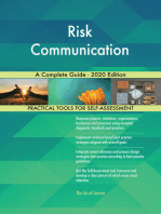 Risk Communication A Complete Guide - 2020 Edition