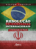 Resolução de Conflitos Internacionais