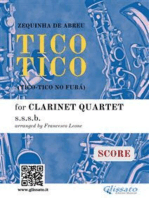 Clarinet Quartet (score) Tico Tico