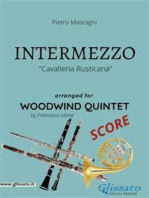 Intermezzo - Woodwind Quintet SCORE: Cavalleria Rusticana