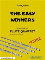 The Easy Winners - Flute Quartet SCORE: Ragtime