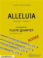 Alleluia - Flute Quartet SCORE: "Messiah" - Oratorio