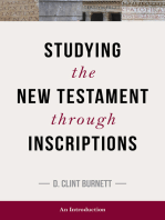 Studying the New Testament through Inscriptions: An Introduction