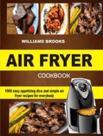 Air fryer cookbook: 1000 easy appetizing dice and simple air fryer recipes for everybody