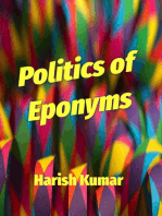 Politics of Eponyms