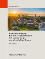 Gemeindeordnung für den Freistaat Bayern mit Verwaltungsgemeinschaftsordnung