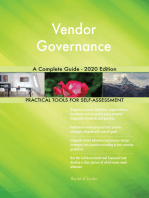 Vendor Governance A Complete Guide - 2020 Edition