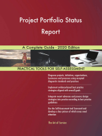 Project Portfolio Status Report A Complete Guide - 2020 Edition