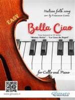 Cello and Piano "Bella Ciao" sheet music