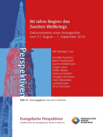 80 Jahre Beginn des Zweiten Weltkriegs: Dokumentation einer Vortragsreihe der Ev. Stadtakademie Bochum