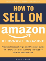 How to Sell on Amazon and Product Research