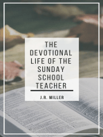 The Devotional Life of the Sunday School Teacher