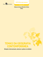 Temas da geografia contemporânea: Relações internacionais, natureza e gênero em debate