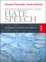 Disinformation and Hate Speech: A European Constitutional Perspective