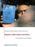 Migration, Public Opinion and Politics: The Transatlantic Council on Migration