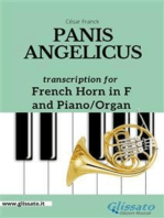 French Horn in F and Piano or Organ - Panis Angelicus