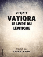 Vayiqra: Le Livre du Lévitique