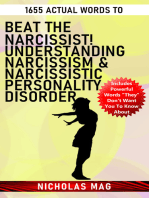 1655 Actual Words to Beat the Narcissist! Understanding Narcissism & Narcissistic Personality Disorder