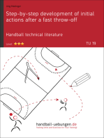 Step-by-step development of initial actions after a fast throw-off (TU 19)