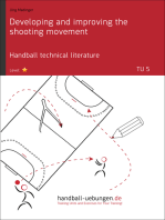 Developing and improving the shooting movement (TU 5): Handball technical literature