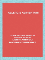 Allergie Alimentari