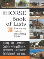 The Horse Book of Lists: 968 Fascinating Facts & Tantalizing Trivia