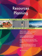 Resources Planning A Complete Guide - 2020 Edition
