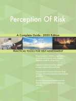 Perception Of Risk A Complete Guide - 2020 Edition